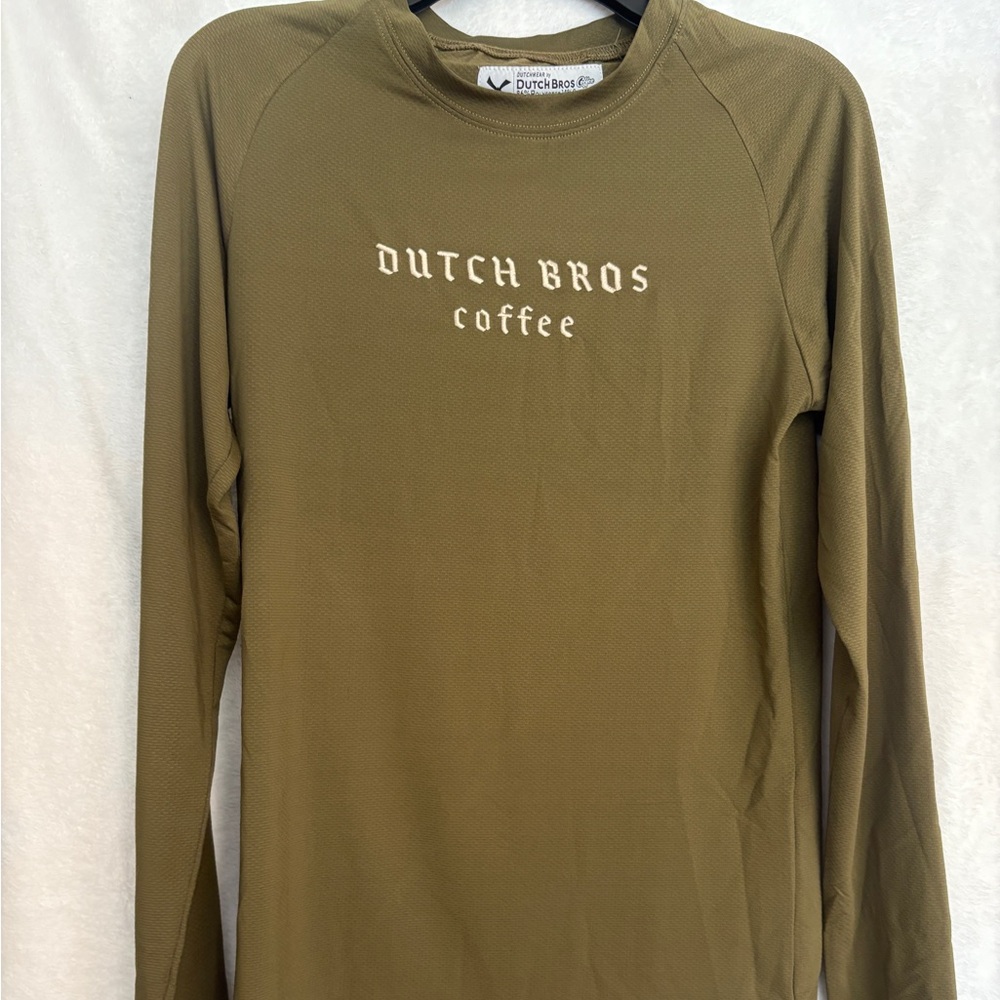 Dutch Bros Earthy Green long sleeve shirt - Unisex
